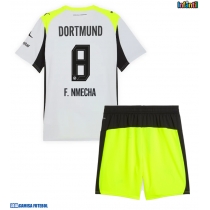 Camisa de Futebol Borussia Dortmund Felix Nmecha #8 Equipamento Secundário Infantil 2025-26 Manga Curta (+ Calças curtas)